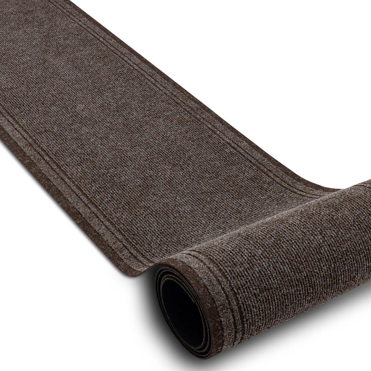 LÄUFER MALAGA braun 80/100 cm - Braun, Textil (80/100cm) - rugsX