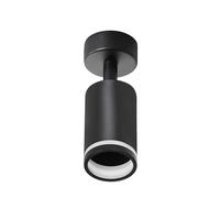 DECKENSTRAHLER Salzuflen 1-flammig 6/6/17 cm - Schwarz, Metall (6/6/17cm) - Nettlife