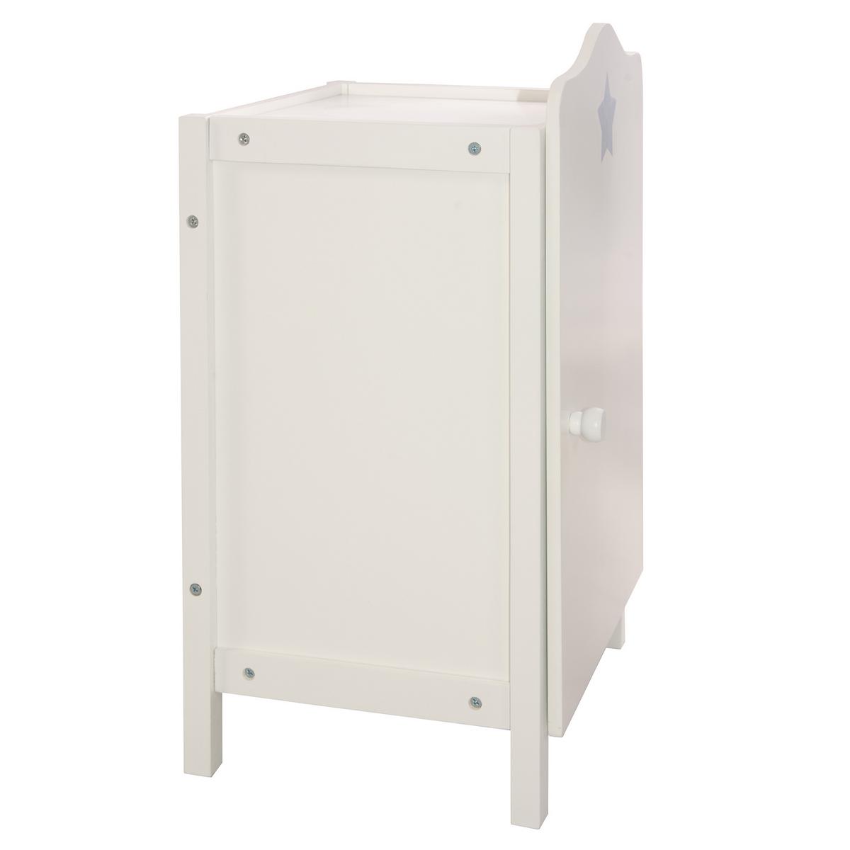 PUPPENKLEIDERSCHRANK Stella - Grau, Holzwerkstoff (29.5/52/26.5cm) - Roba