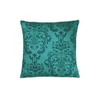 KISSENNHÜLLE Epoche petrol-grün 45/45 cm - Petrol, Textil (45/45cm) - beties Heimtextil