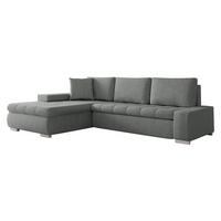 ECKSOFA Orkan Mini - Alufarben, Holz/Textil (265/185cm) - MIRJAN24