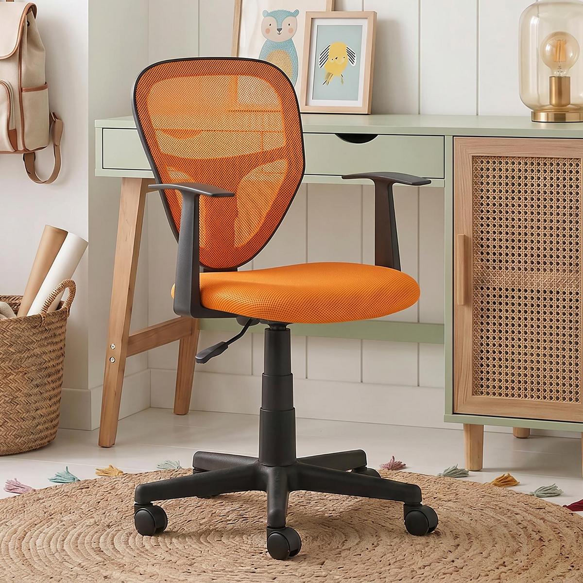 KINDERDREHSTUHL STUDIO - Orange, Textil (53/92/52cm) - IDIMEX