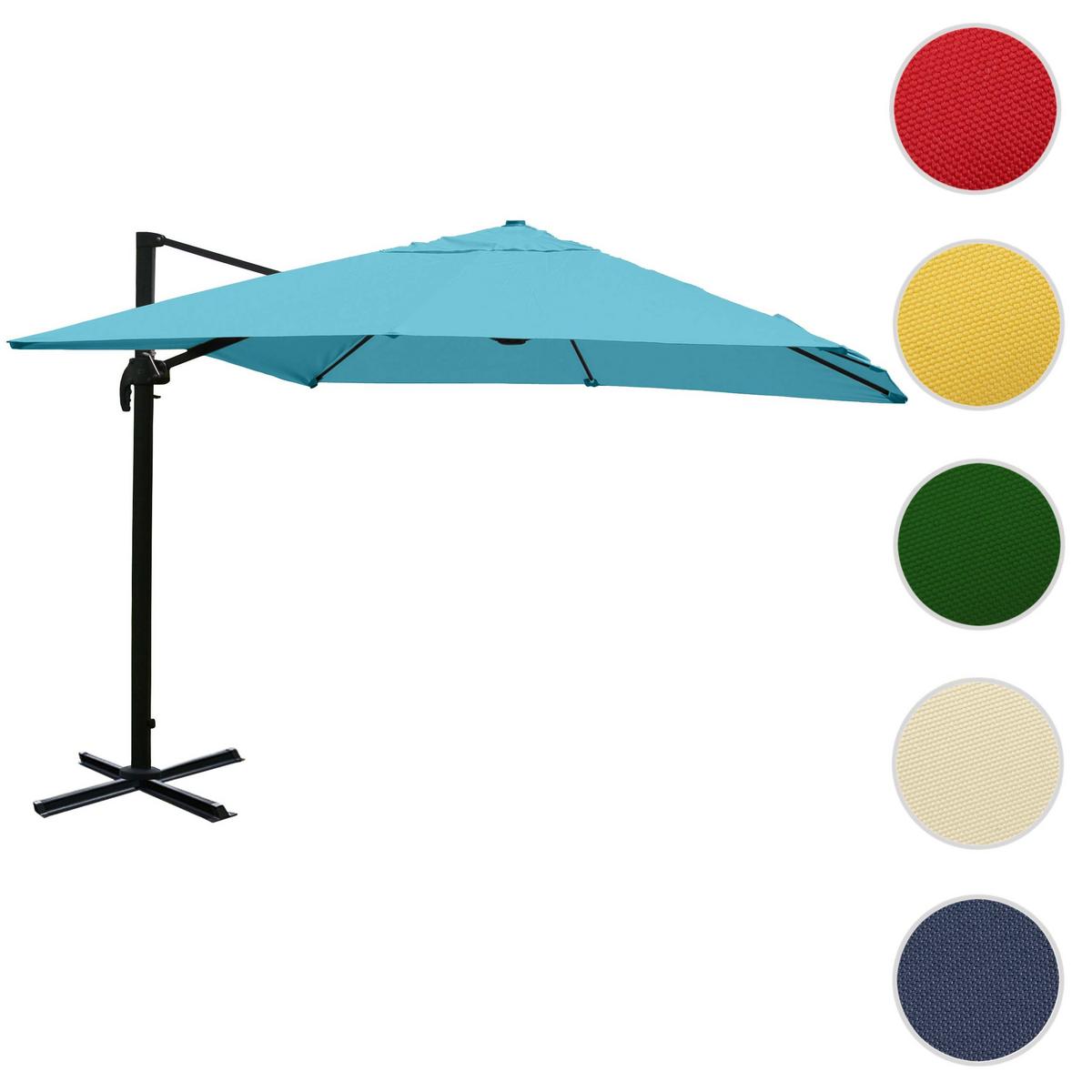 AMPELSCHIRM Türkis 300/400 cm - Türkis, Textil (400/300cm) - MCW