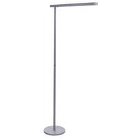STEHLAMPE Perseus 7/95/186 cm - Silberfarben, Metall (7/95/186cm) - Beliani