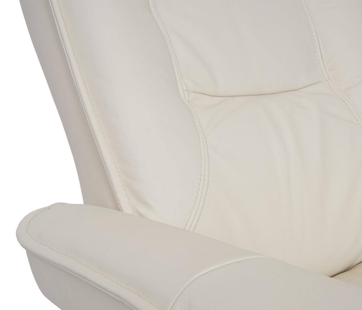 RELAXSESSEL Beige - Beige, Leder (86/105/82cm) - MCA