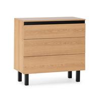 KOMMODE Molina 80/40/80 eichefarben - Honigeiche, Holzwerkstoff (80/80/40cm)