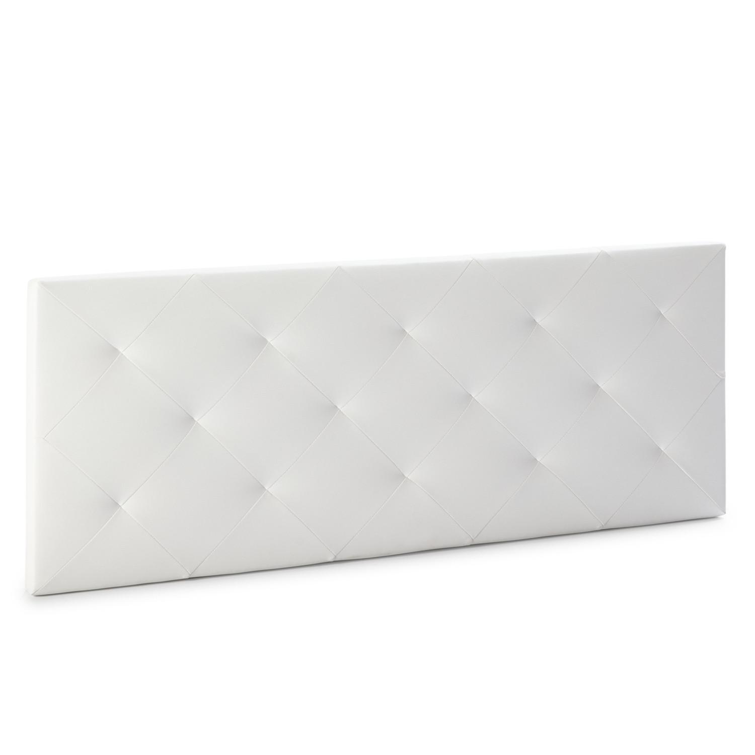 KOPFTEIL 160x60 cm Rombo Weiß - Weiß, Fell (8/60/160cm) - VS Venta-stock