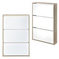 SCHUHKIPPER Lund - Sonoma Eiche, Holzwerkstoff (17/102.5/63cm) - [en.casa]