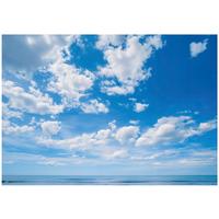 FOTOTAPETE Himmel Wolken Blau 300x210 cm - Multicolor, Papier (300/210cm) - Wallarena