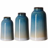VASEN Leria blau 3er Set - Blau, Keramik (2cm) - Ritzenhoff Breker