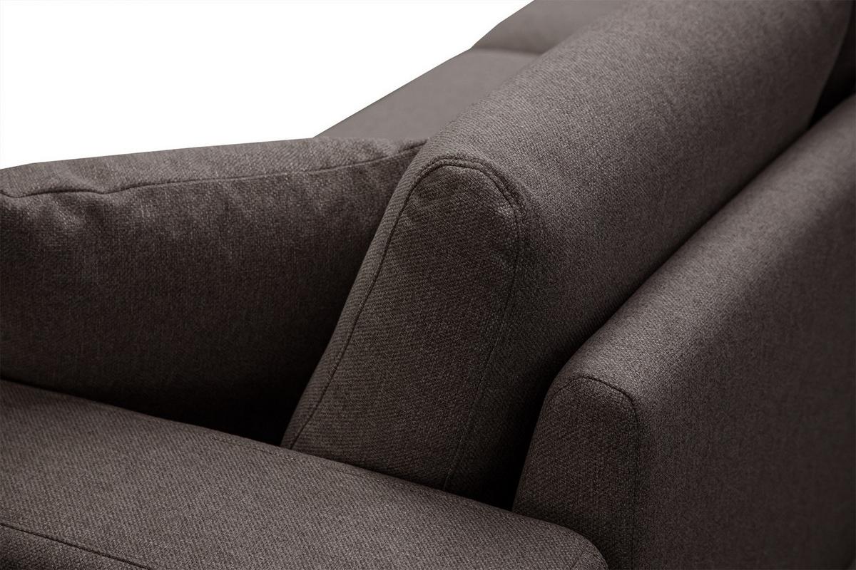 SOFA MEDIOLANE 2,5-Sitzer, braun - Braun, Holzwerkstoff/Textil (203/87/96cm) - Wozimo