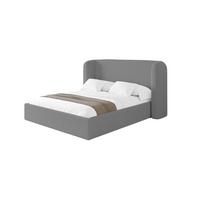 POLSTERBETT mit Bettkasten und Lattenrost, Bett mit Matratze H3/H4 - ESTI 160x200 Grau - Schieferfarben, Holzwerkstoff/Textil (160/200cm) - ALTDECOR