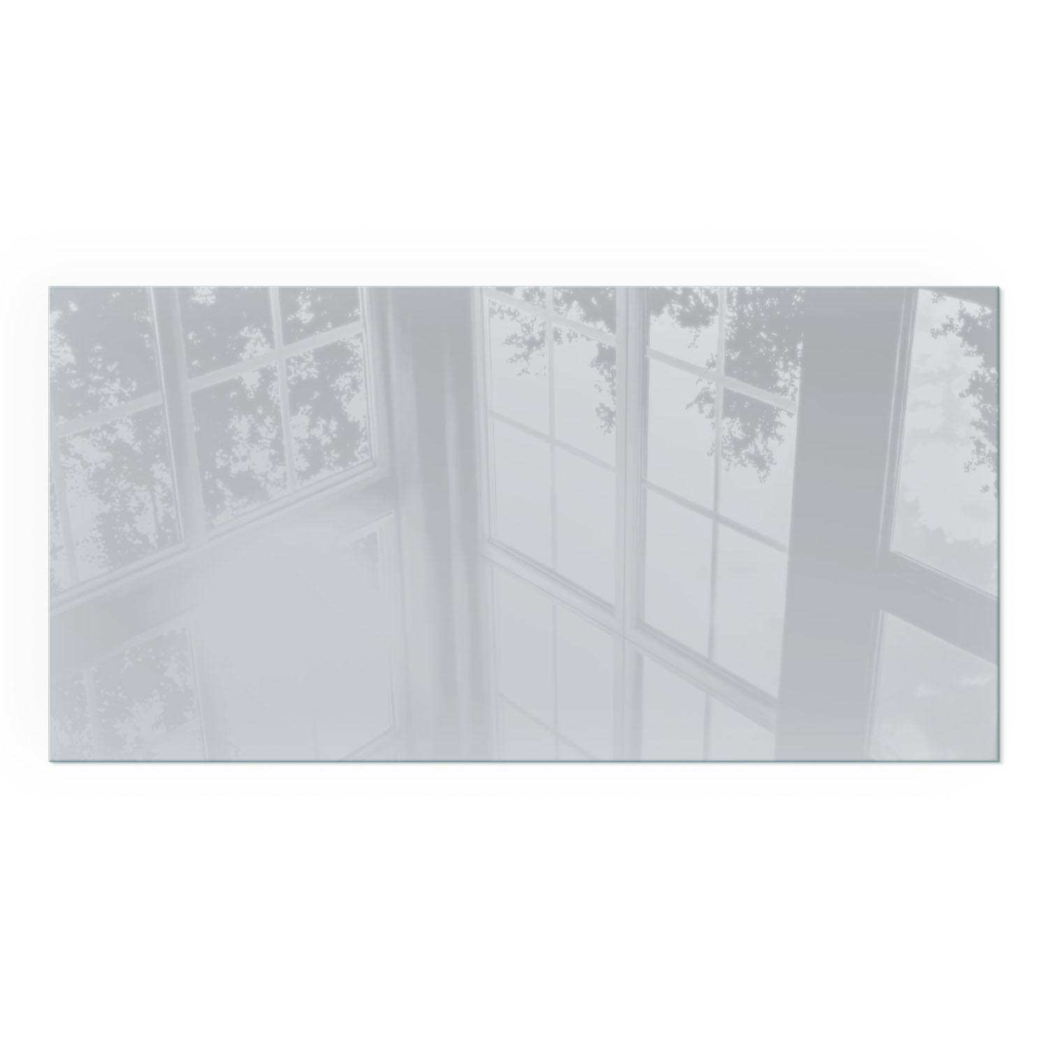 GLASPLATTE für Kamin 120x60 cm - Grau, Glas (120/60/0.4cm) - TULUP