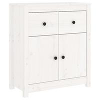 MEHRZWECKSCHRANK Cruz 70/35/80 cm - Weiß, Holzwerkstoff (70/80/35cm) - Nettlife
