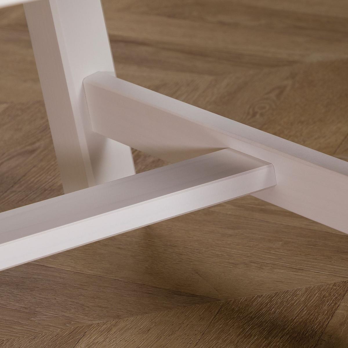 COUCHTISCH LUZERNA - Weiß, Holz (60/110/45cm) - IDIMEX