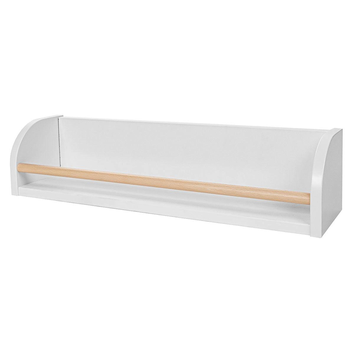 WANDBOARD Basic Weiß und Holz - Weiß, Holz (57/13/13cm) - Petits-meubles