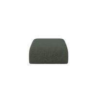 POUF MIRA-PUF 91x89x40 Grün cm Velours Modular Sitzhocker - Schwarz/Grün, Holzwerkstoff/Kunststoff (91/40/89cm) - ALTDECOR