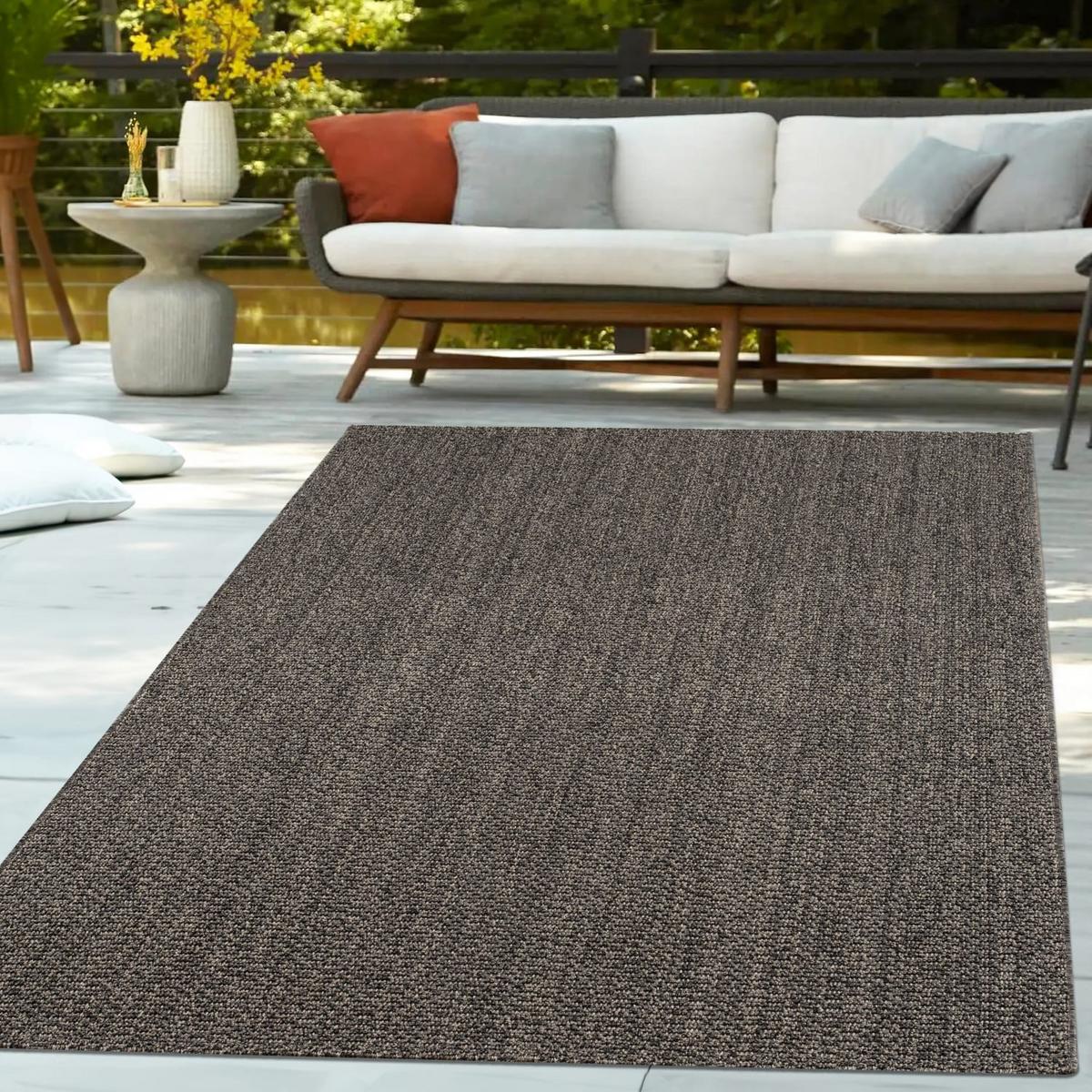 OUTDOORTEPPICH Boho Anthrazit 160 x 220 cm - Anthrazit, Kunststoff (160/220cm) - TT Home