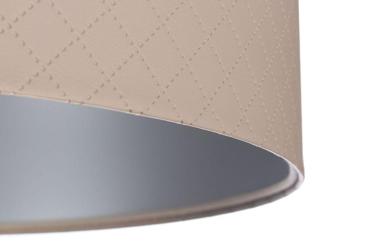 HÄNGELEUCHTE Silber 60/30 cm - Beige/Silberfarben, Kunststoff (60/1.1/30cm) - ONZENO