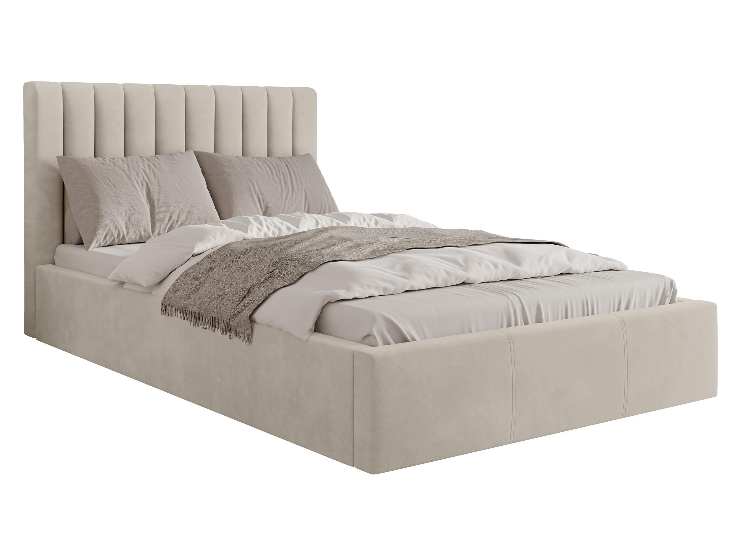 POLSTERBETT Cosmo - Beige/Naturfarben, Holz/Holzwerkstoff (120/200cm) - MIRJAN24