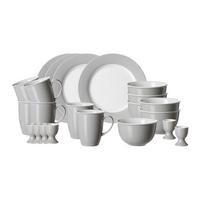 FRÜHSTÜCKSSERVICE Doppio grau 24-tlg. - Grau, Keramik (2/2/2cm) - Ritzenhoff Breker