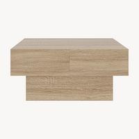 COUCHTISCH Lens 80/60/36 cm - Eichefarben, Holzwerkstoff (60/80/36cm) - [en.casa]