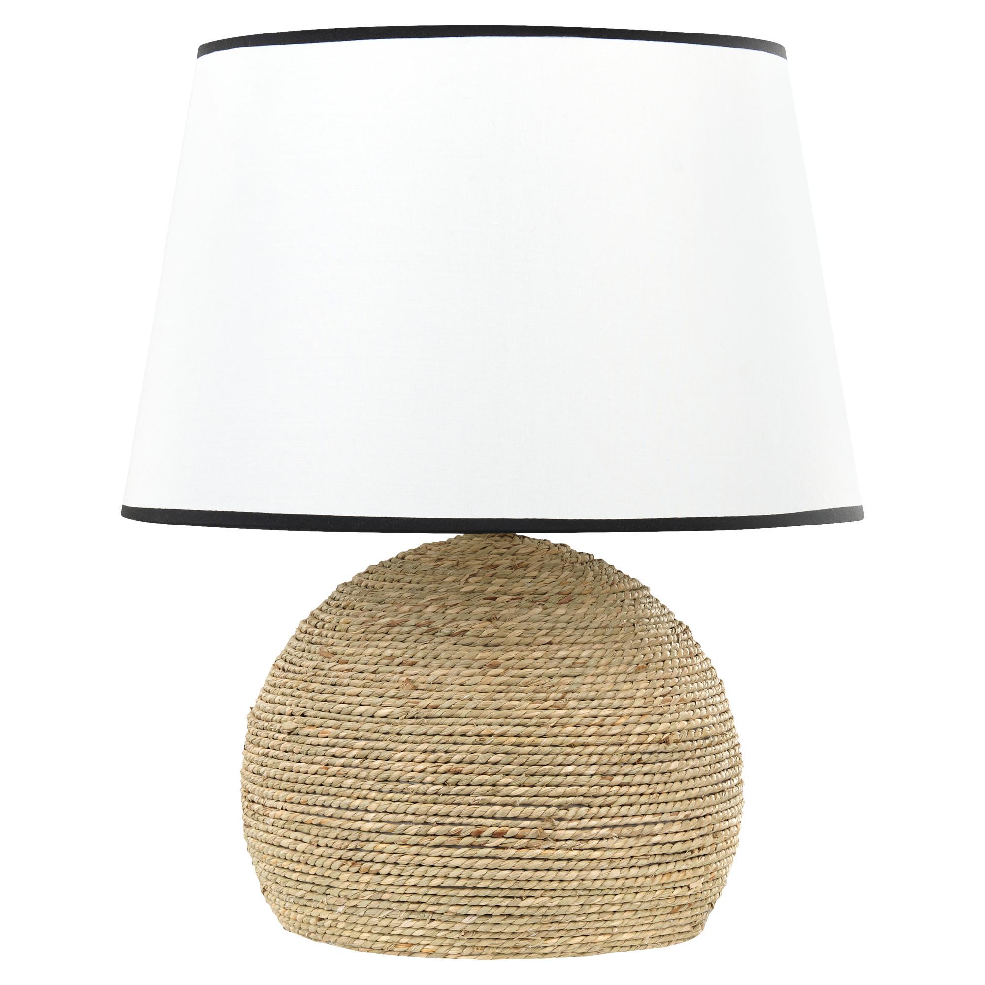 TISCHLAMPE Growee 38/38/46 cm - Hellbraun, Naturmaterialien (38/38/46cm) - Beliani
