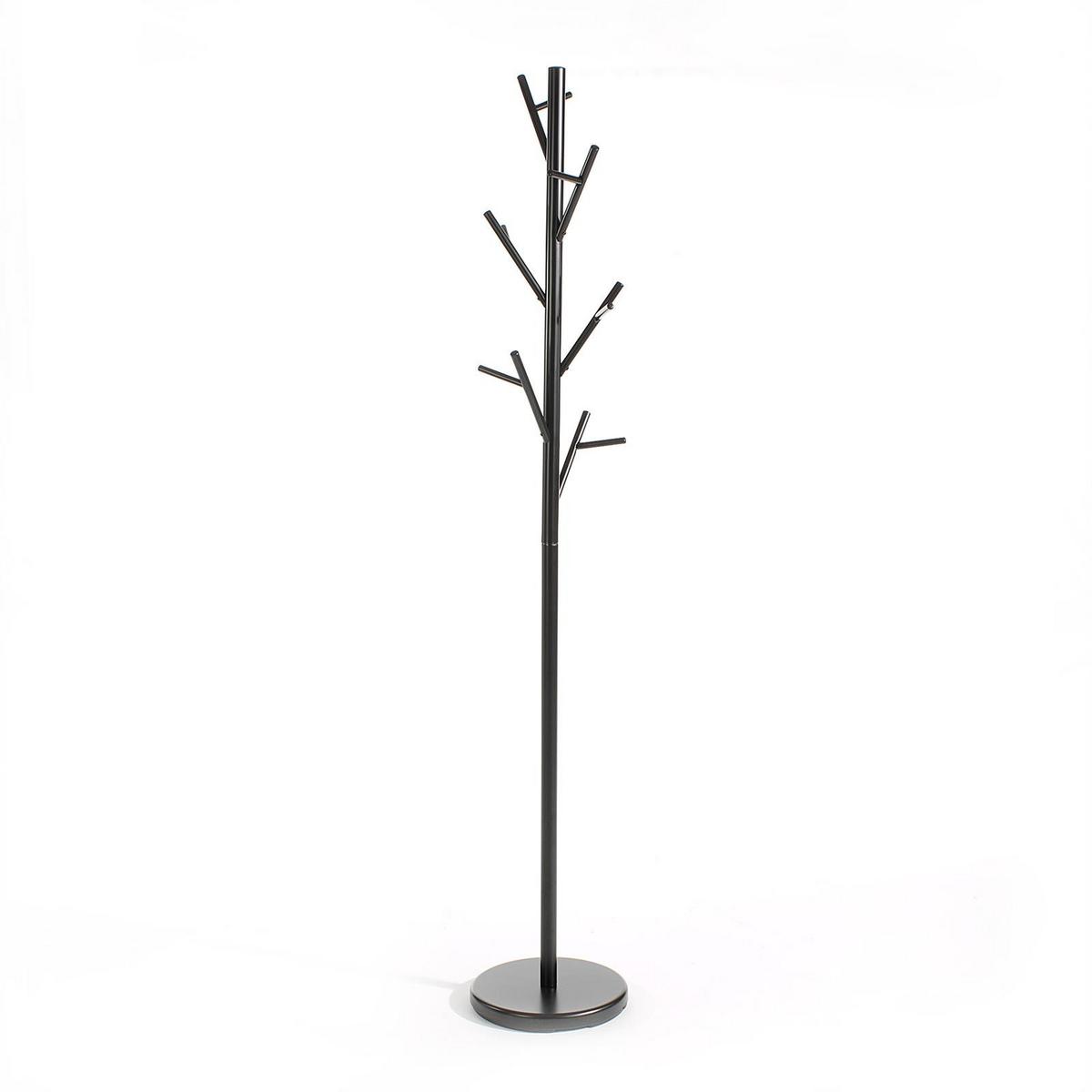 KLEIDERSTÄNDER ZENO schwarz - Schwarz, Metall (30/177/30cm) - IDIMEX