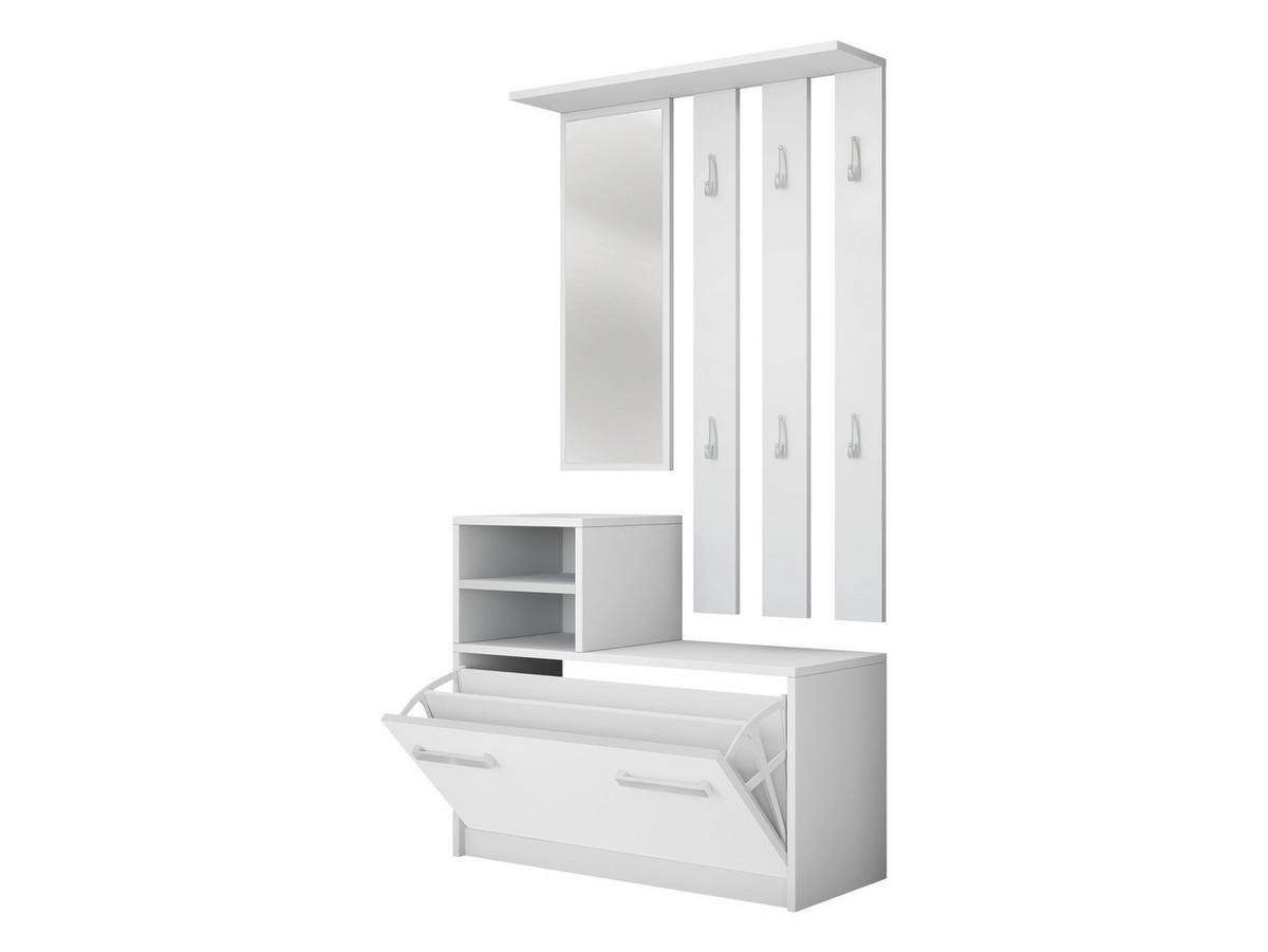 GARDEROBE Kolom - Schwarz, Holzwerkstoff (85/180/24cm) - MIRJAN24