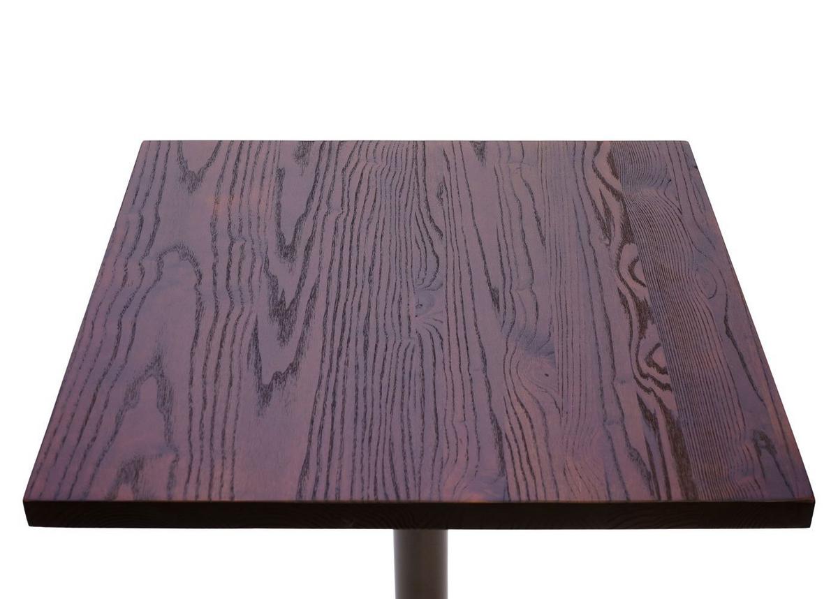 BISTROTISCH eckig Dunkelbraun - Dunkelbraun, Holz (60/60/76cm) - MCW