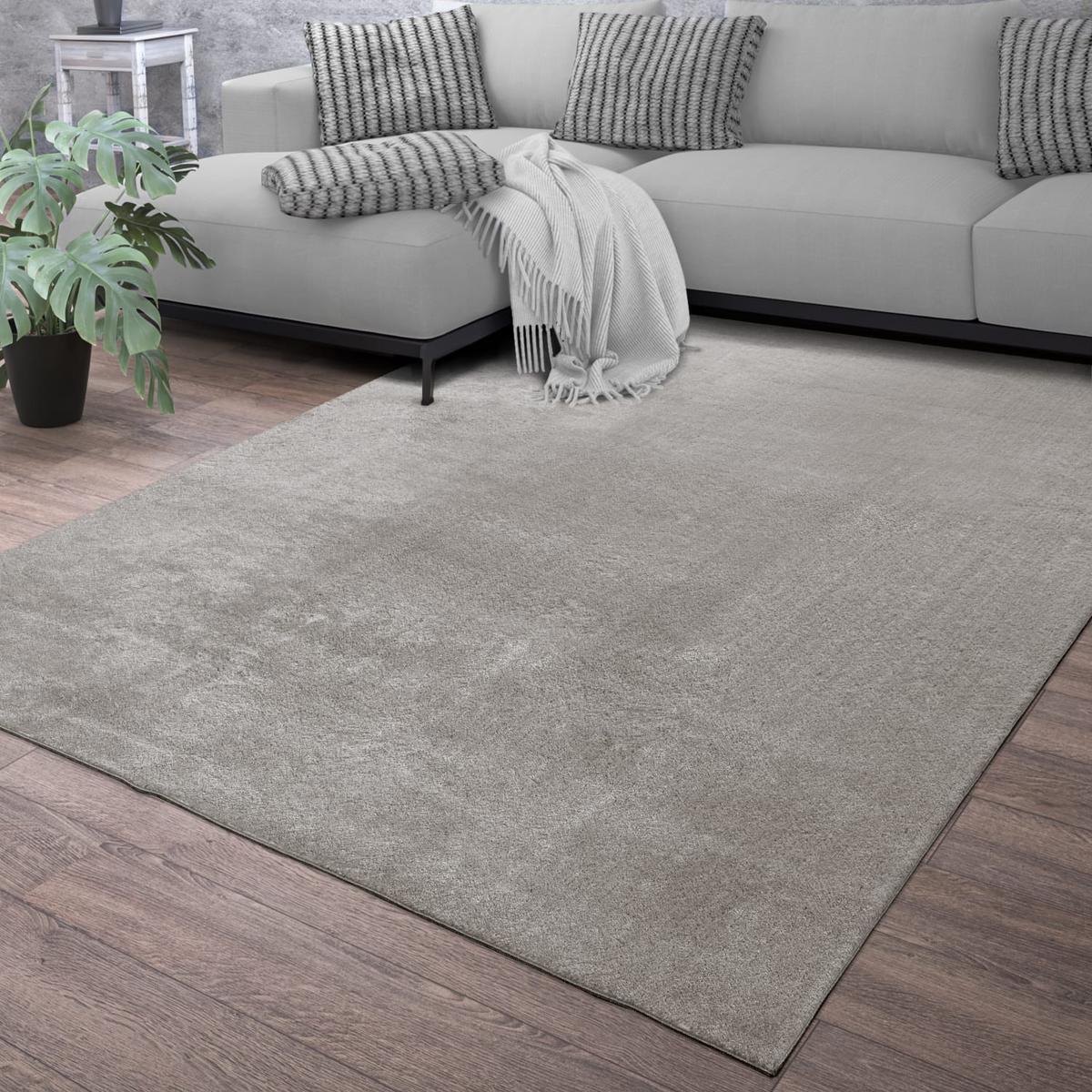 FLACHWEBETEPPICH Grau 200 x 200 cm - Grau, Kunststoff (200/200cm) - TT Home