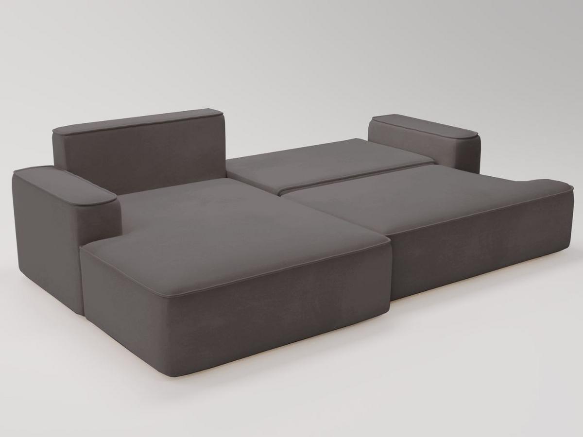ECKSOFA California Dunkelgrau Links - Dunkelgrau, Holz/Textil (165/270cm) - Graingold