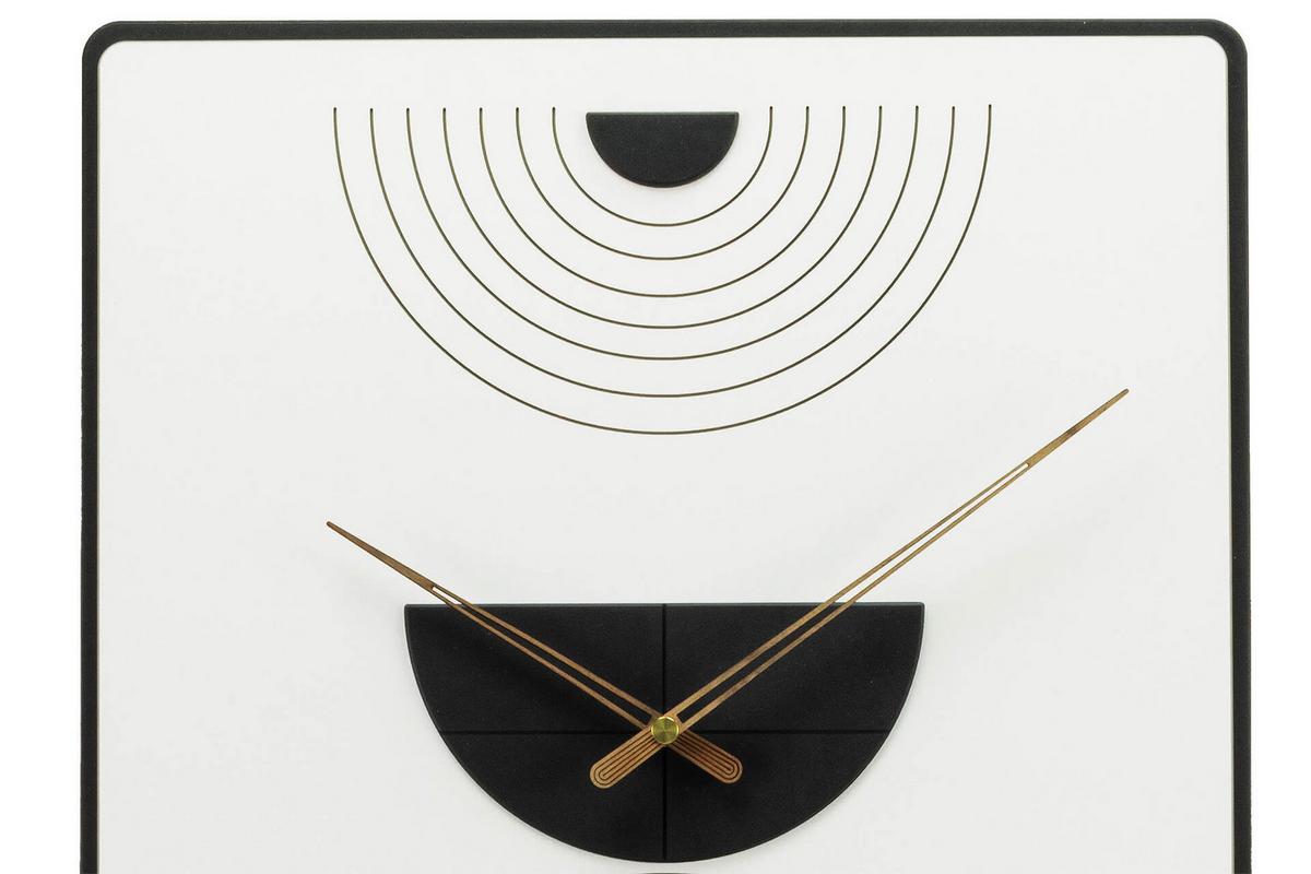 WANDUHR Design 35/60 cm - Weiß, Holzwerkstoff (3.6/60/1cm) - ONZENO