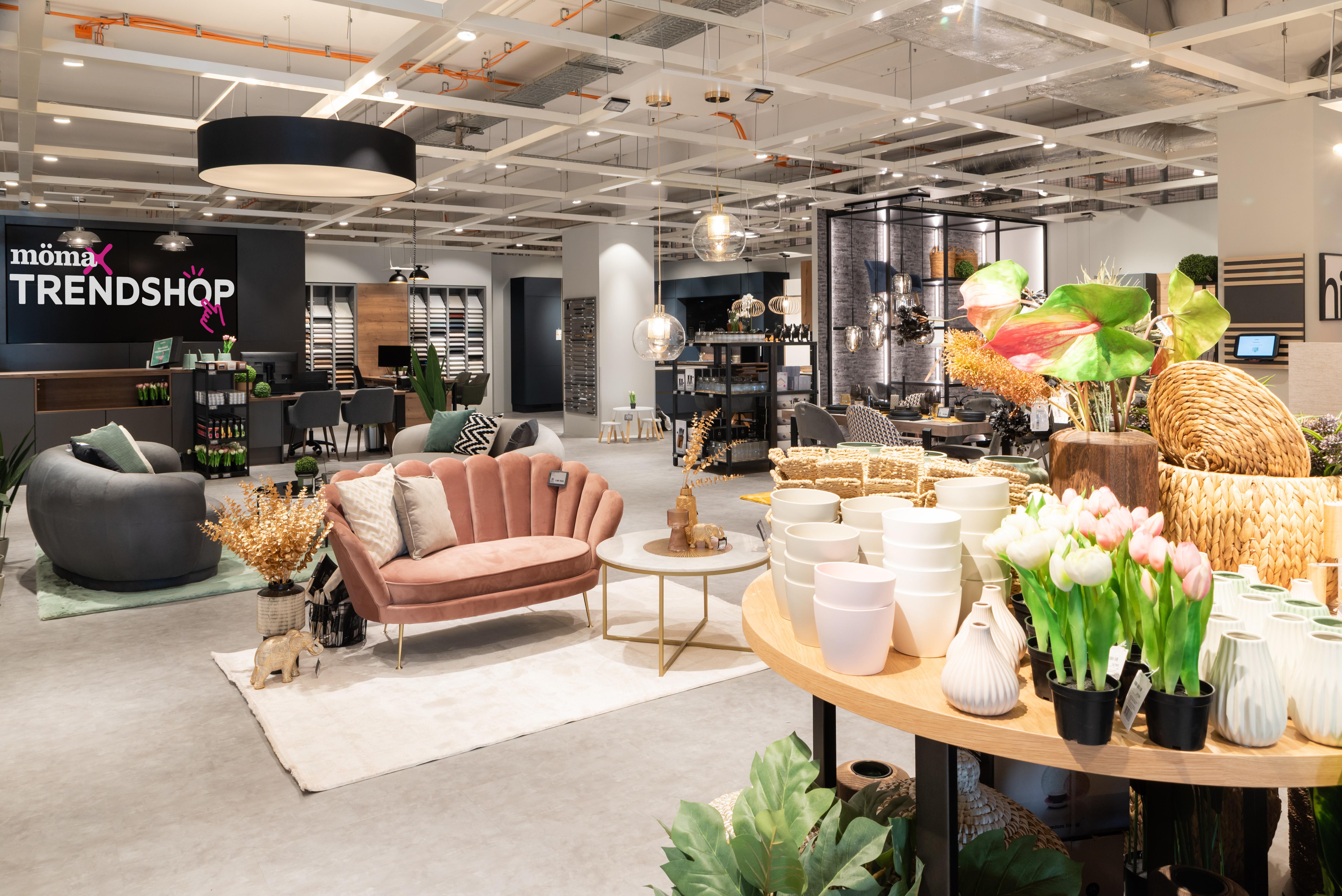 mömax Trendshop látványkép