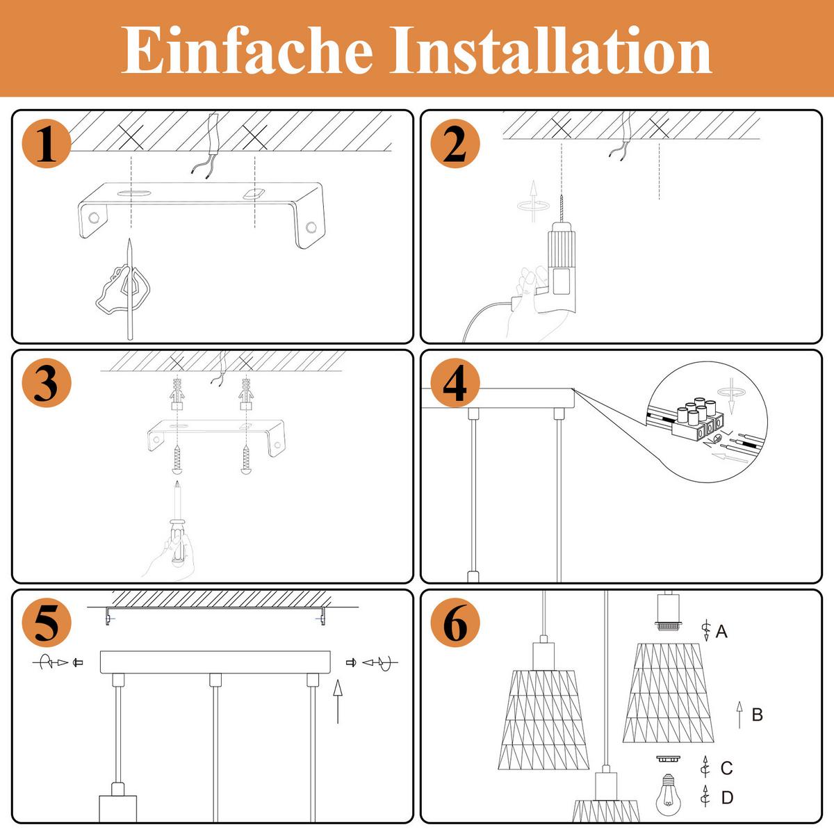 PENDELLEUCHTE Viola 25/25/120 cm - Braun, Metall (25/25/120cm) - ZMH