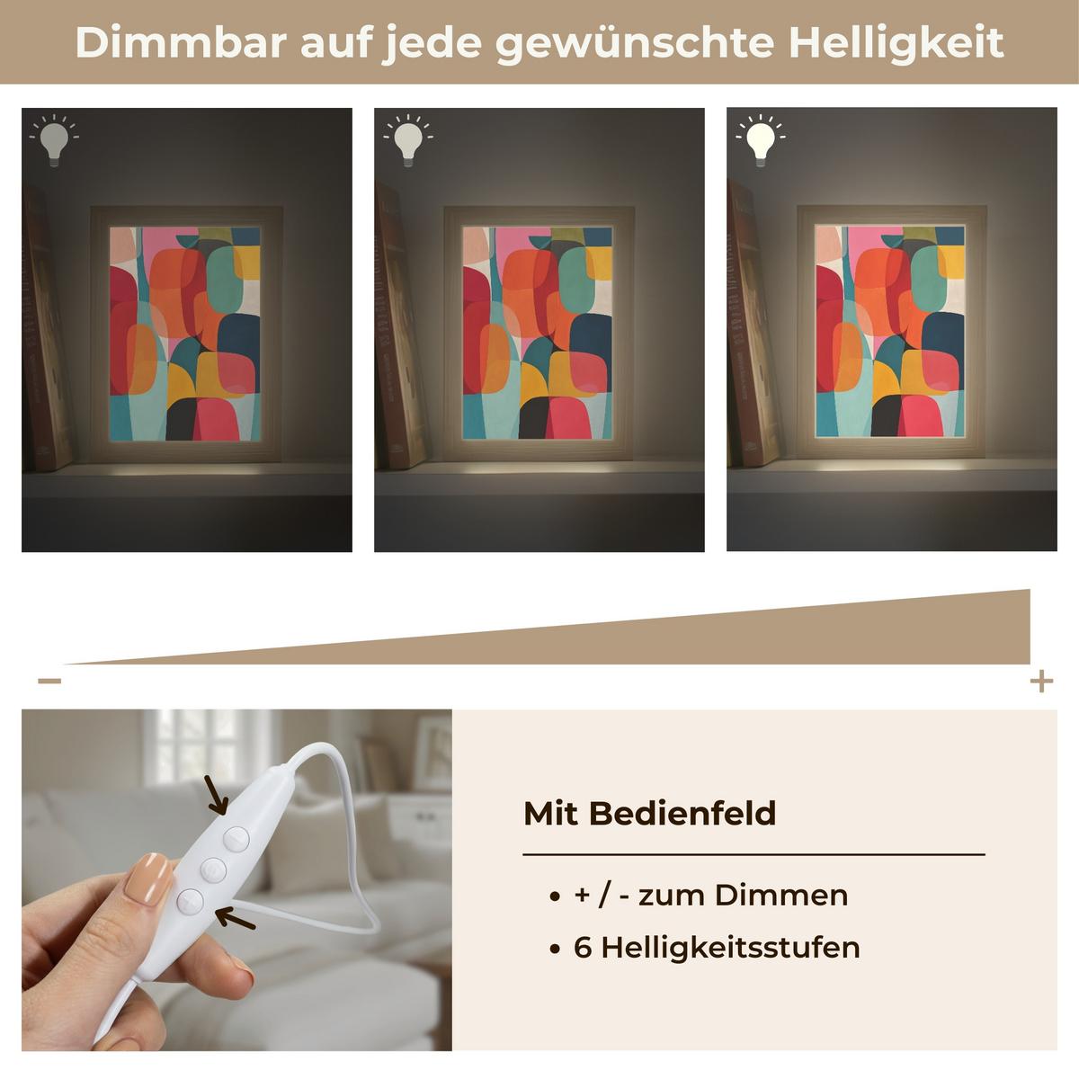 WANDLEUCHTE Formen - Bunt - Abstrakt - Flugzeuge 15x20 cm - Multicolor, Holzwerkstoff (15/20/8cm) - OnlyWow