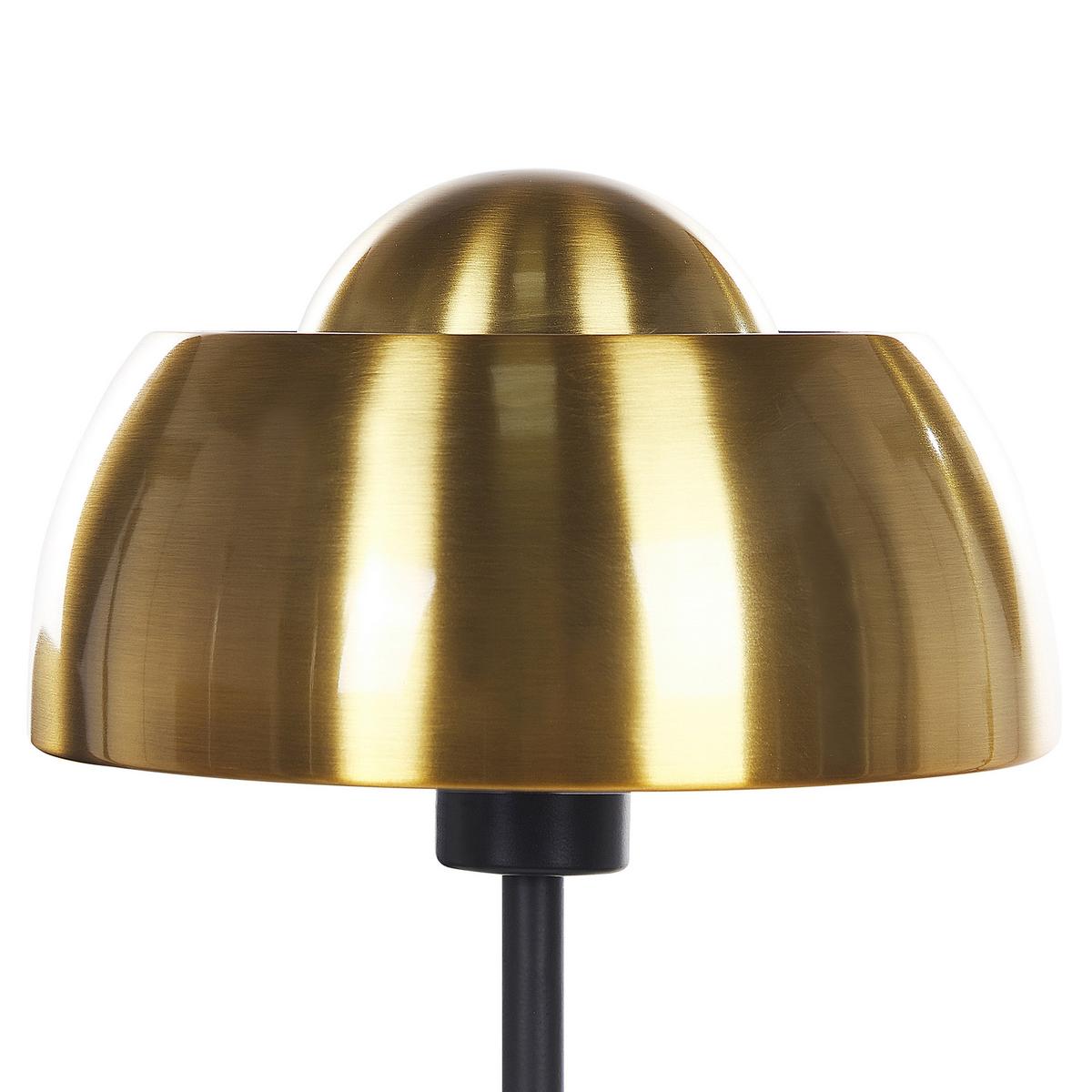 TISCHLAMPE Senette 24/24/44 cm - Schwarz, Metall (24/24/44cm) - Beliani
