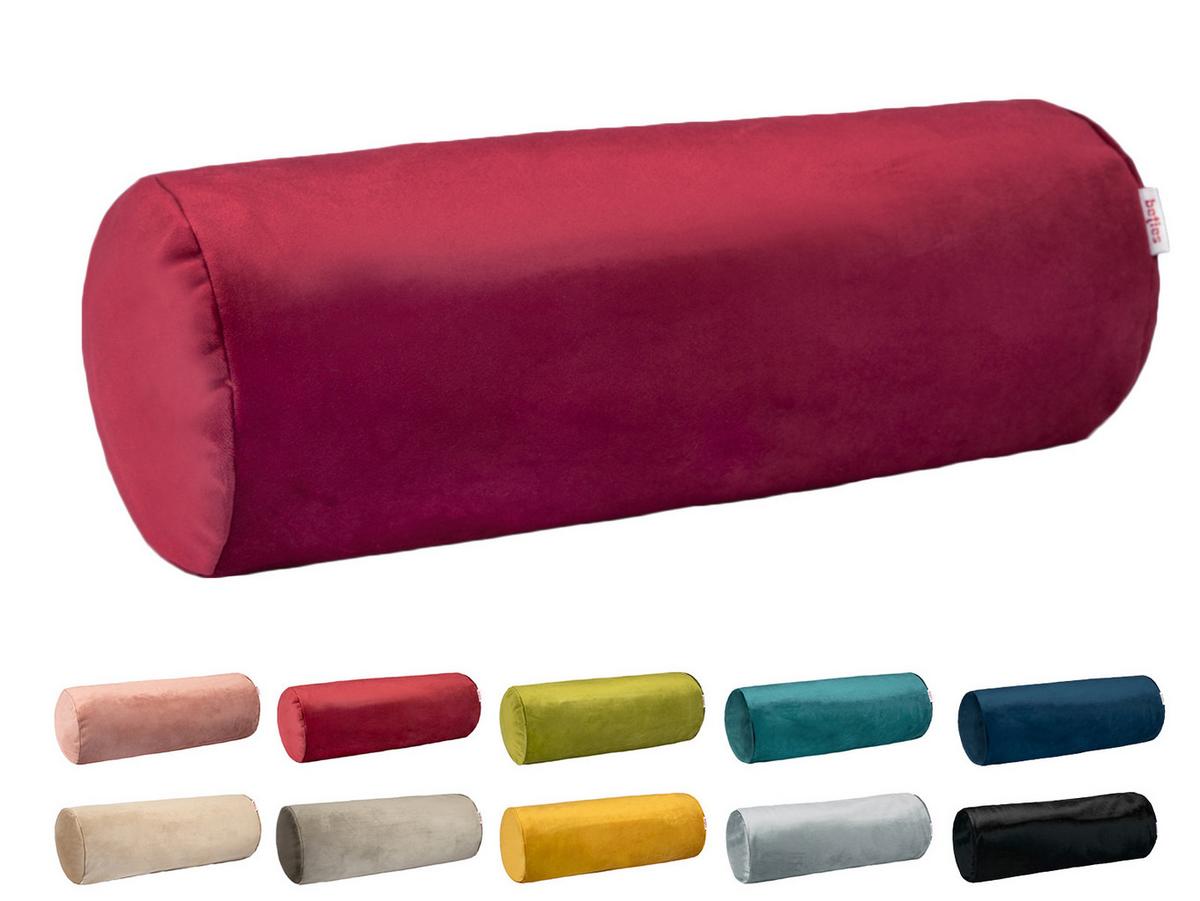 XL-NACKENROLLENHÜLLE Samt&Sonders karmin-rot 25/70 cm - Rot, Textil (25/70cm) - beties Heimtextil