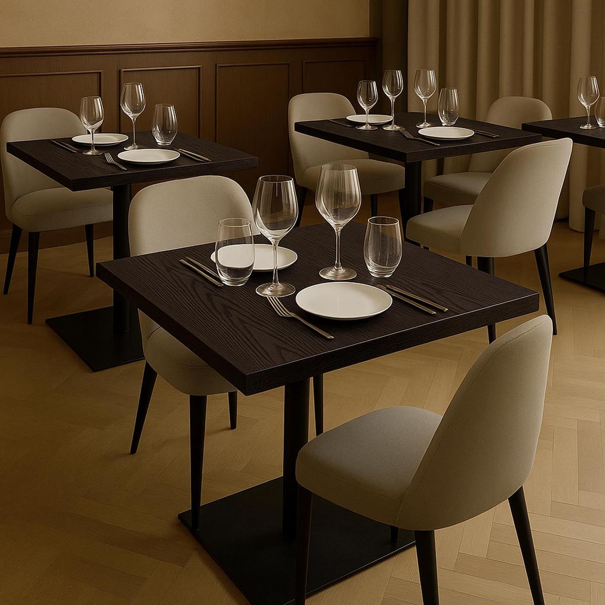 BISTROTISCH eckig Dunkelbraun - Dunkelbraun, Holz (70/70/75cm) - MCW