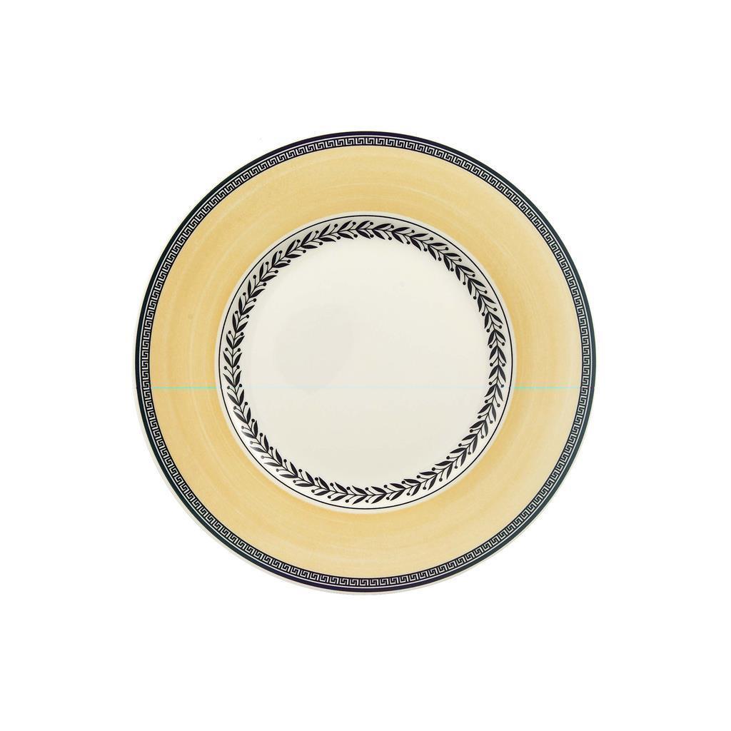 FRÜHSTÜCKSTELLER Audun Fleur weiß-grau-gelb ø 21,6 cm - Gelb/Weiß, Keramik (21.6cm) - Villeroy & Boch