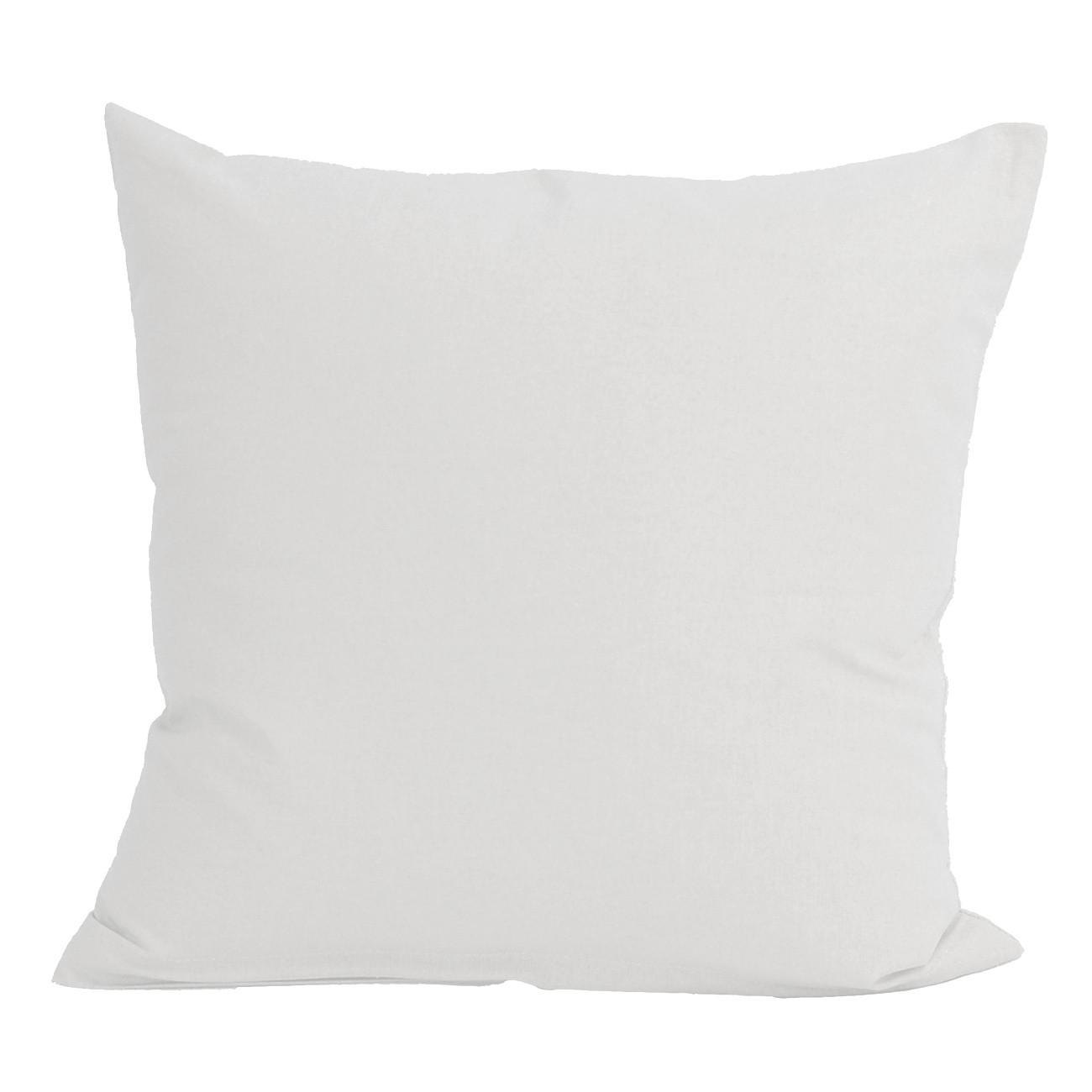 KISSENBEZUG Basic 100% Baumwolle weiß 40/40 cm - Weiß, Textil (40/40cm) - beties Heimtextil