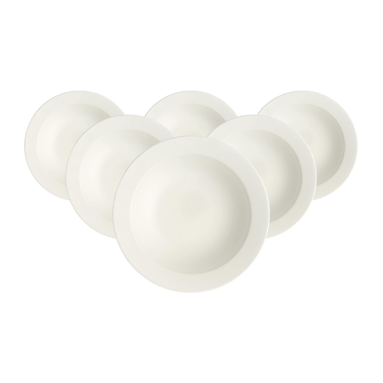 SALATSCHALEN Royal weiß ø 20,5 cm 6er Set - Weiß, Keramik (20.5cm) - Villeroy & Boch