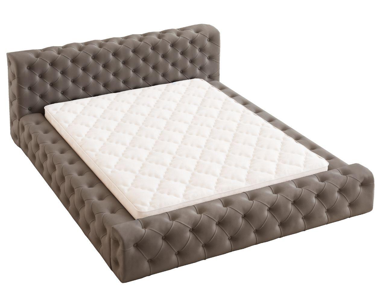 POLSTERBETT Palini 180x200 Braun - Braun, Textil (180/200cm) - Graingold