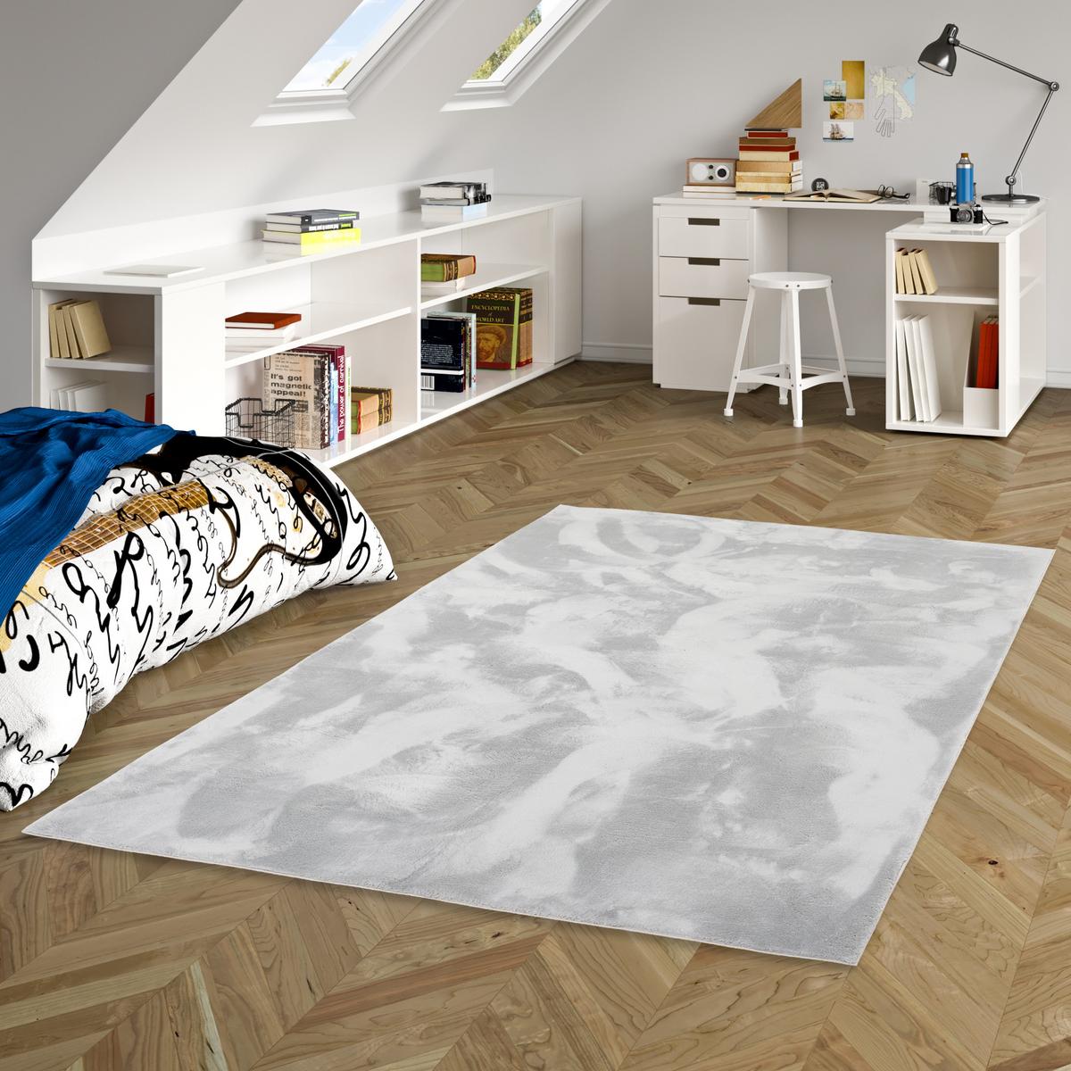 KINDER SUPER SOFT FELLTEPPICH PEARL KIDS - Grau, Textil (160/230cm) - Pergamon