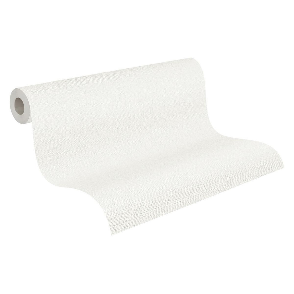 VLIESTAPETE Weiß 53/1005 cm - Weiß, Textil (53/1cm) - KUNSTLOFT