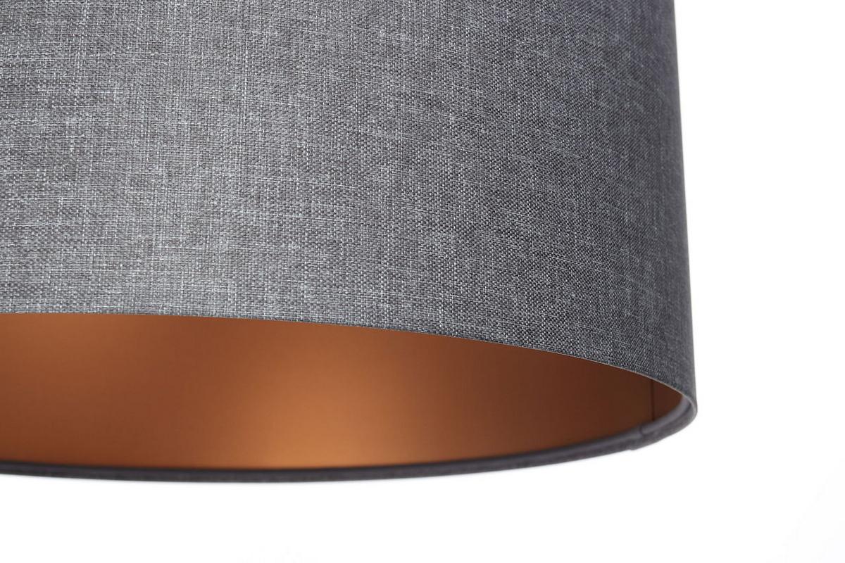 HÄNGELEUCHTE Grau 50/30 cm - Grau/Kupferfarben, Kunststoff (50/0.6/30cm) - ONZENO