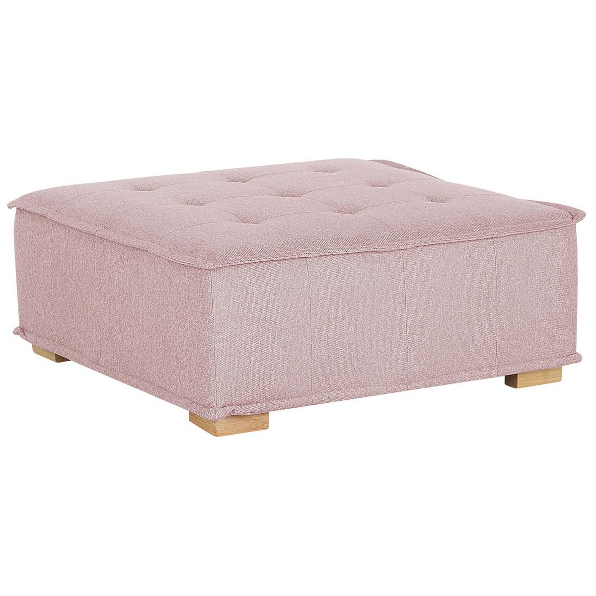 SESSELMODUL Stoff Rosa Tibro - Pink/Braun, Textil (100/40/100cm) - Beliani