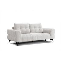 SOFA SALVINI 3-Sitzer, ecru - Ecru, Holz/Textil (237/88/99cm) - Wozimo