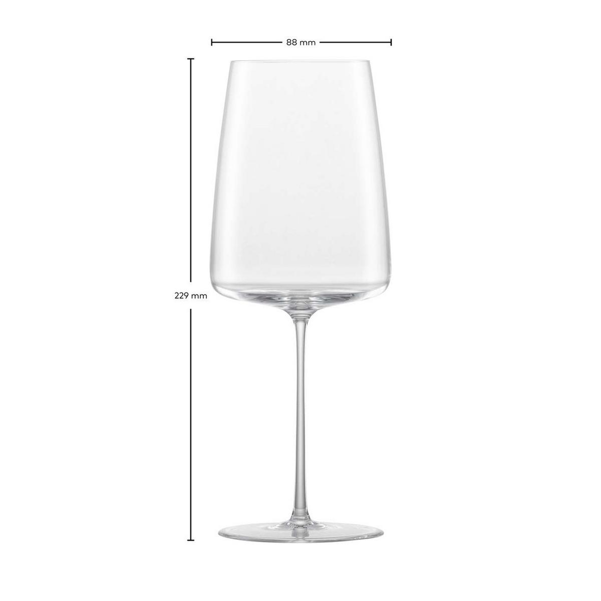 WEINGLÄSER FRUCHTIG & FEIN Simplify transparent 555 ml 6er Set - Transparent, Glas (0.555L) - Zwiesel Glas