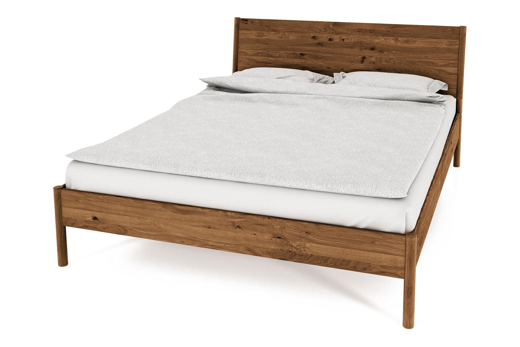 BETTGESTELL INA 80x200 Wildeiche - Alteiche, Holz (80/200cm) - byoak